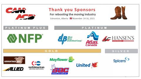 Thank You Conference Sponsors